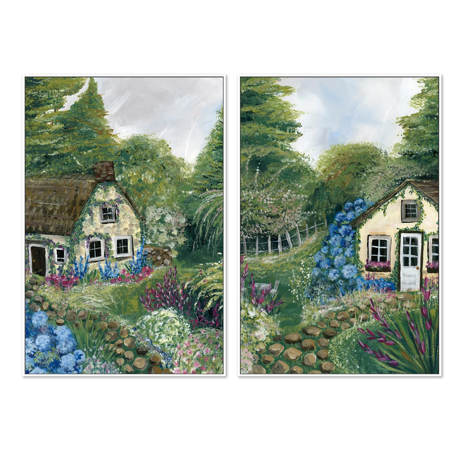 Country Cottage, Style C & D, Set Of 2 - Image 5