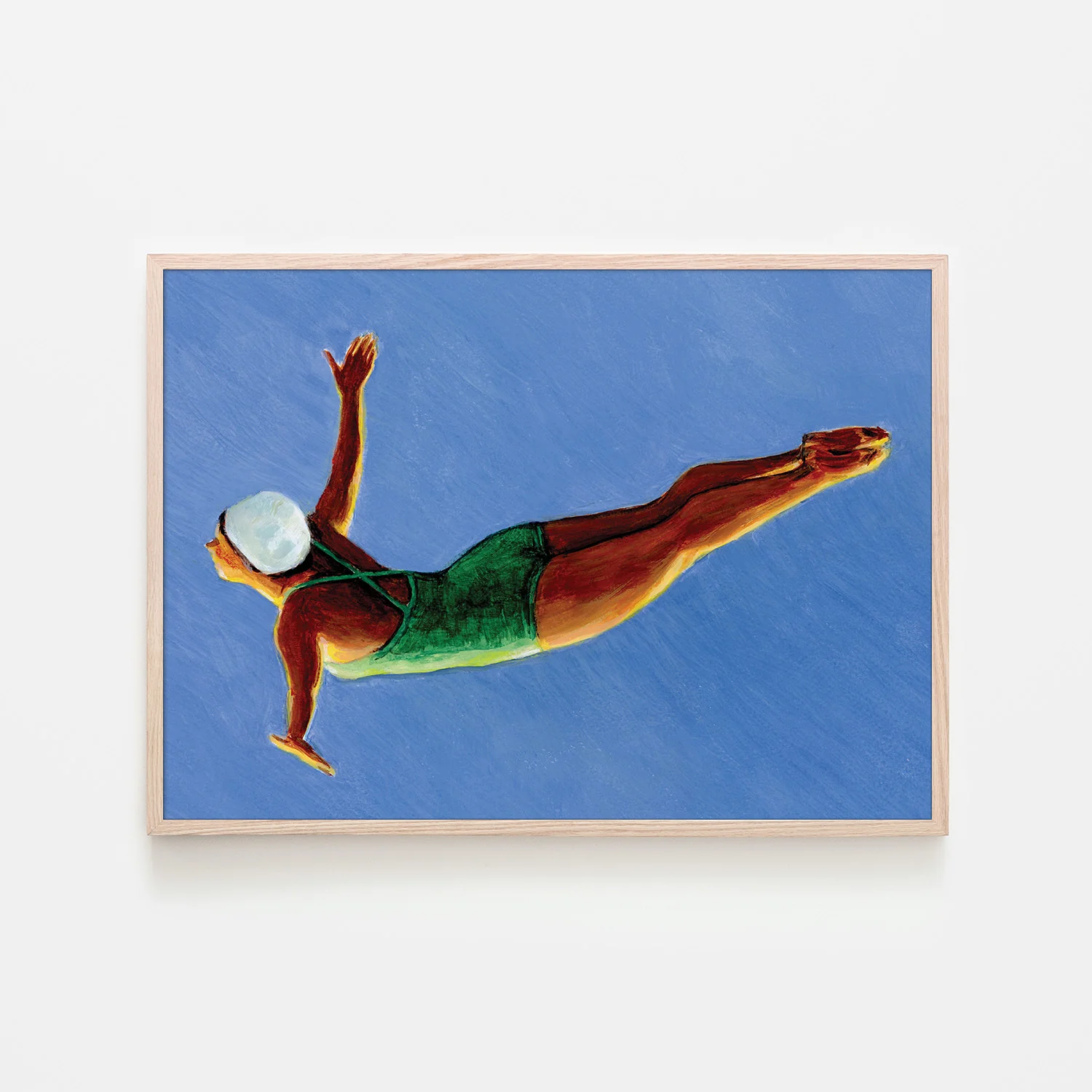 Diver in Green Swimsuit - Image 6
