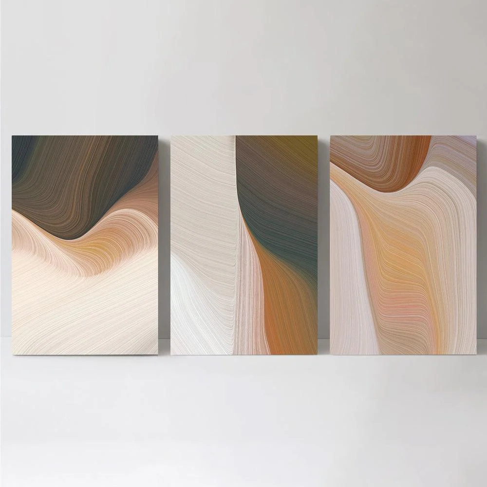 Rock Waves, Set Of 3 - Image 4